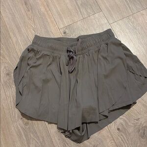 JoyLab Double Layer Runner Shorts 2.5” taupe